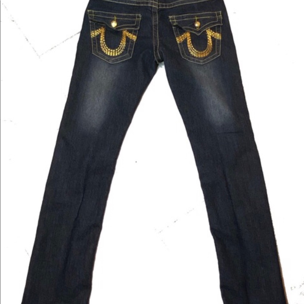 True Religion Straight Leg Jeans